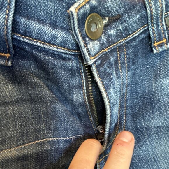 Rag & Bone The Dre Low Rise Stretch Destroyed Blue Jeans Women’s Size 25 - Picture 6 of 10